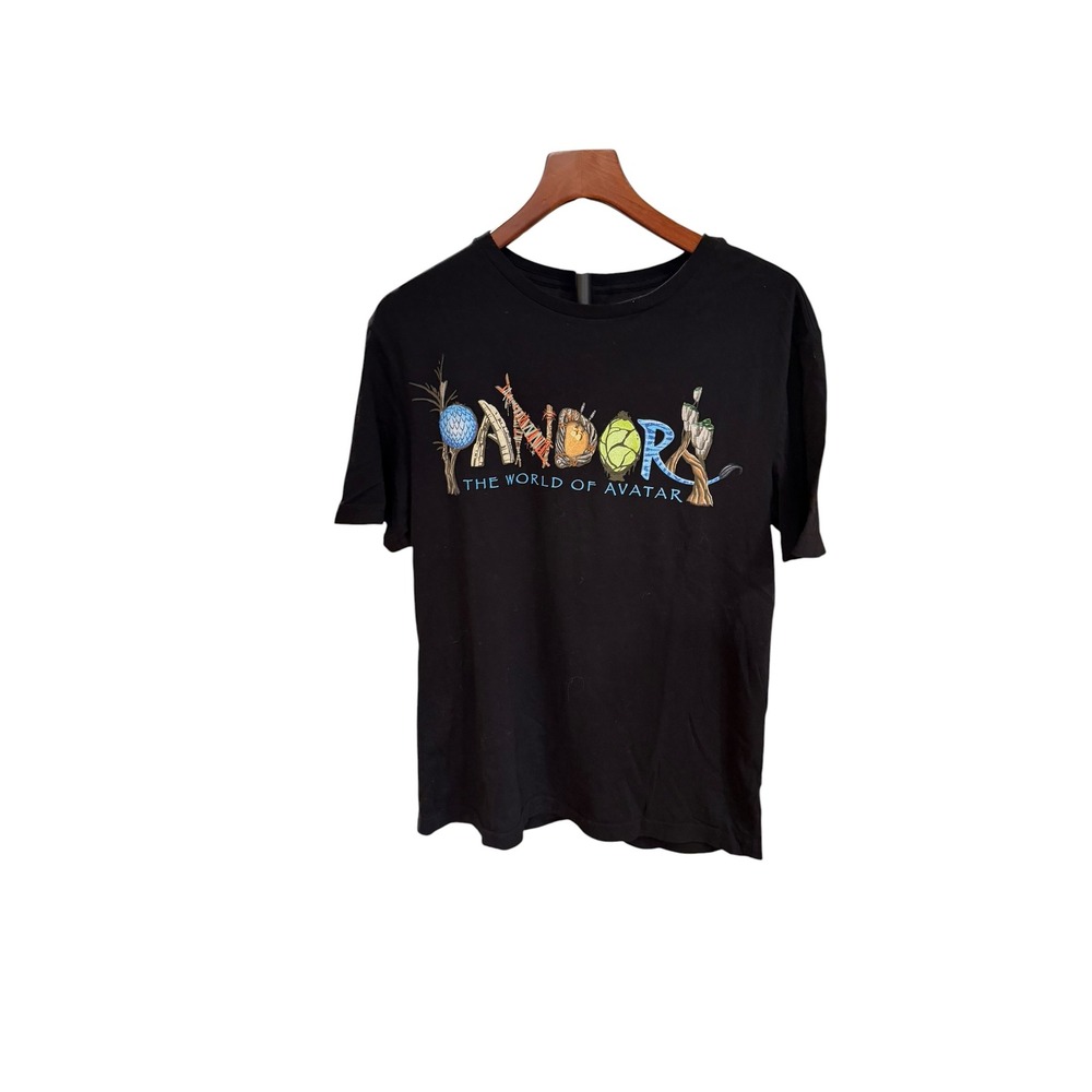 Disney Parks Pandora The World of Avatar Black Graphic T-Shirt Womens Small
